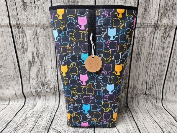 Lunchbag Katze gross vorne offen